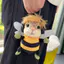 Spike Price Haki Bee Sang Trọng Búp Bê Ngộ nghĩnh Waybug Búp Bê Quyến Rũ Túi Quyến Rũ Xấu Xí Dễ Thương Chiên Ong Móc Khóa Trò Chơi Ngoại Vi Quà Tặng