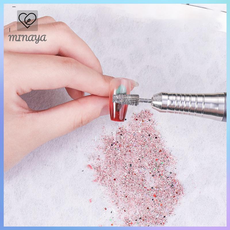 [MINAYA] 100 / 200 Tờ Trắng Nail Art Dust Collector Giấy Lọc Phụ Kiện Máy Làm Móng Tay Thay Thế Nail Art Hút Chân Không Giấy Lọc VN