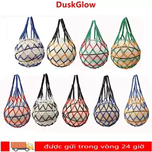 Túi nylon DUSKGLOW, Dệt nhiều màu Túi đựng bóng rổ, Bóng mang theo túi nylon Bóng chuyền