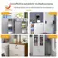 Khóa ngăn kéo để bàn Hợp kim kẽm Chống trộm cho nội thất Khóa cửa tủ tập tin Khóa tủ cùng chìa khóa lõi dài