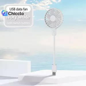 Quạt cầm tay có thể sạc lại USB mùa hè ngoài trời và du lịch Làm mát im lặng Quạt cắm chơi Mini không dây Đẹp