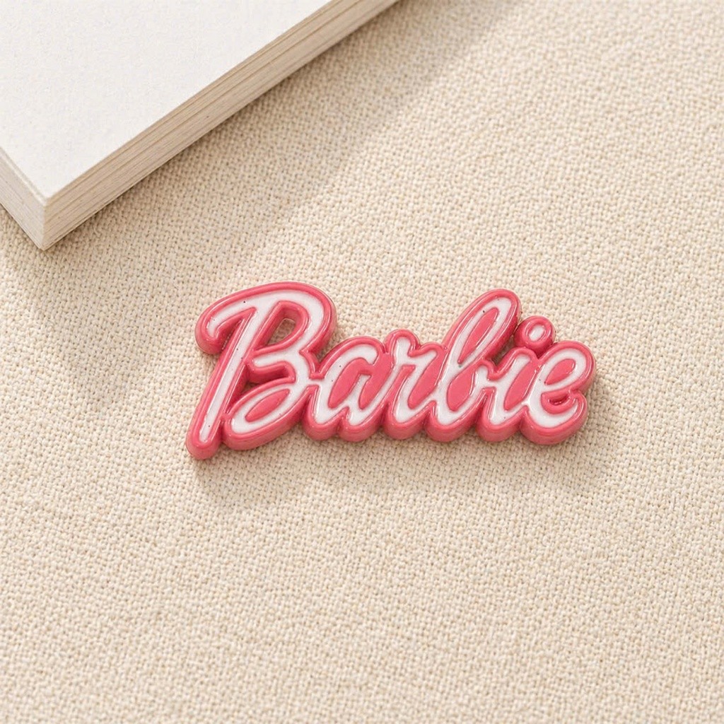 Set Charm Logo Barbie Hello Kitty Cute Cao Cấp Gắn Dép Trang Trí Phụ Kiện Mini Dễ Thương Hot Trend
