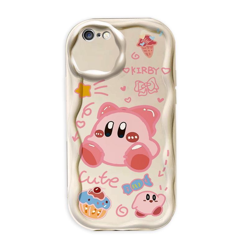 Thích hợp cho iPhone 6 6S 6 Plus 6S Plus 7 8 Plus SE 2020 3D TPU mềm Loopy Kirby Vỏ điện thoại chống sốc