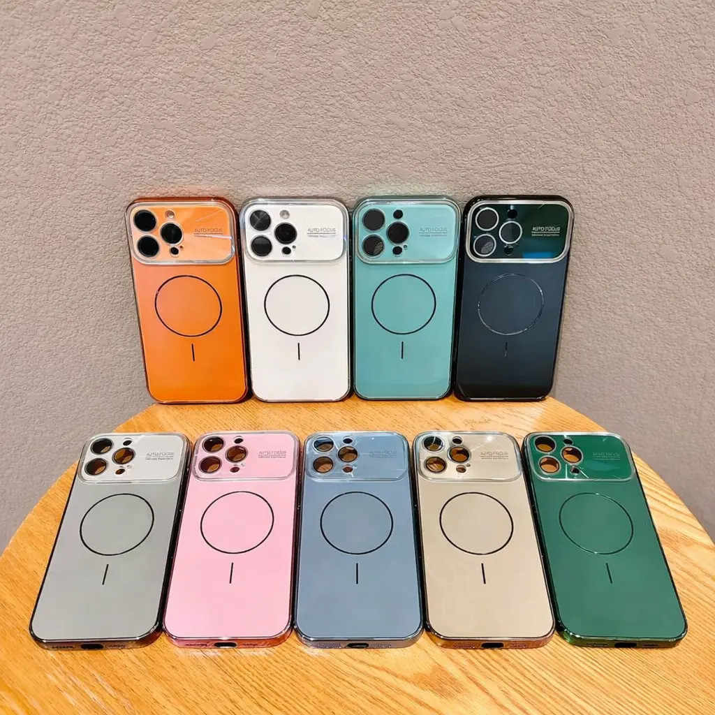 Ốp điện thoại từ tính iPhone 17 Pro Max Vỏ bảo vệ tản nhiệt Cửa sổ lớn, Bảo vệ toàn diện, Tương thích với iPhone 16 Pro Max, Vỏ iPhone 16 mới, 15 Pro Max, iPhone 13