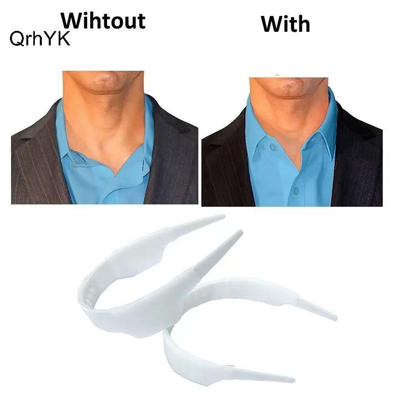 Nhà Máy Thời Trang Có Thể Điều Chỉnh Áo Sơ Mi Cổ Hỗ Trợ Áo Thun Đứng Cổ Shaper Áo Sơ Mi Chống Lăn Cố Định Shaper Cổ Ở Lại Gói Bộ Vải Phụ Kiện QrhYK