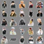 SQ3 50 Cái / bộ Miếng Dán ATEEZ Seonghwa Yeosang Graffiti Hành Lý Ván Trượt Trang Trí Chống Thấm Nước QS3