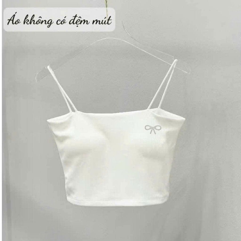 [ MỞ BÁN GIẢM 60% ] áo bún 2 dây  gân tăm mềm mịn co giãn -hình MÈO ĐƠN GIẢN -CHANG3158