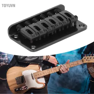 Toyuvn Đàn Guitar Hardtail Cầu Chống Xói Mòn 6 Dây Dễ Dàng Lắp Đặt Kim Loại Cố Định Bằng Ốc Vít Để Thay Thế