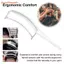 FAVORITEGOODS Lược làm mờ tóc, Lược cắt tóc thiết kế gradient, Dụng cụ tạo kiểu tóc cong hai lớp dành cho nam Công cụ định vị cắt tóc tiện dụng dành cho nam