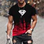 Áo thun ngắn tay khô nhanh Unisex Áo thun in 3D, cổ chữ O mùa hè thông thường hàng ngày
