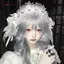 AqToCna Gothic Gothic Gothic Cosplay Mũ Cô Gái Ngọt Ngào Đáng Yêu Bông Tai Kẹp Tiểu Văn Hóa Cánh Thiên Thần Ren Flounce Gấp Phụ Kiện Tóc AqToCna