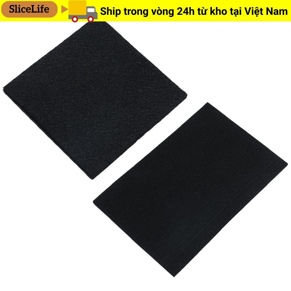 Tấm bảo vệ sợi Carbon đen nỉ than chì SLICELLIFE Tấm bảo vệ 300 * 200mm