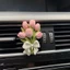 Tulip Hydrangea Xe Hơi Hương Liệu Cửa Thoát Khí Hoa Khuếch Tán Đá Phụ Kiện Nội Thất Ô Tô Đồ Trang Trí Xe Hơi Nữ