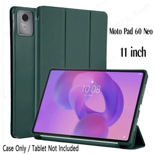 Ốp điện thoại Cho Motorola Moto Pad 60 Neo 2026 11 Gấp Đứng Silicon Mềm Ốp điện thoại Cho Motorola Moto Pad 60 Pro 12.7 TPU Máy Tính Bảng Mặt Sau Full Cover Bảo Vệ Ốp điện thoại