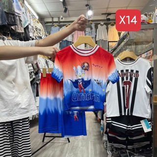13-23kg (hàng QC sale nhiều màu) chất siêu mát Bộ thể thao thông hơi cho bé trai và bé gái