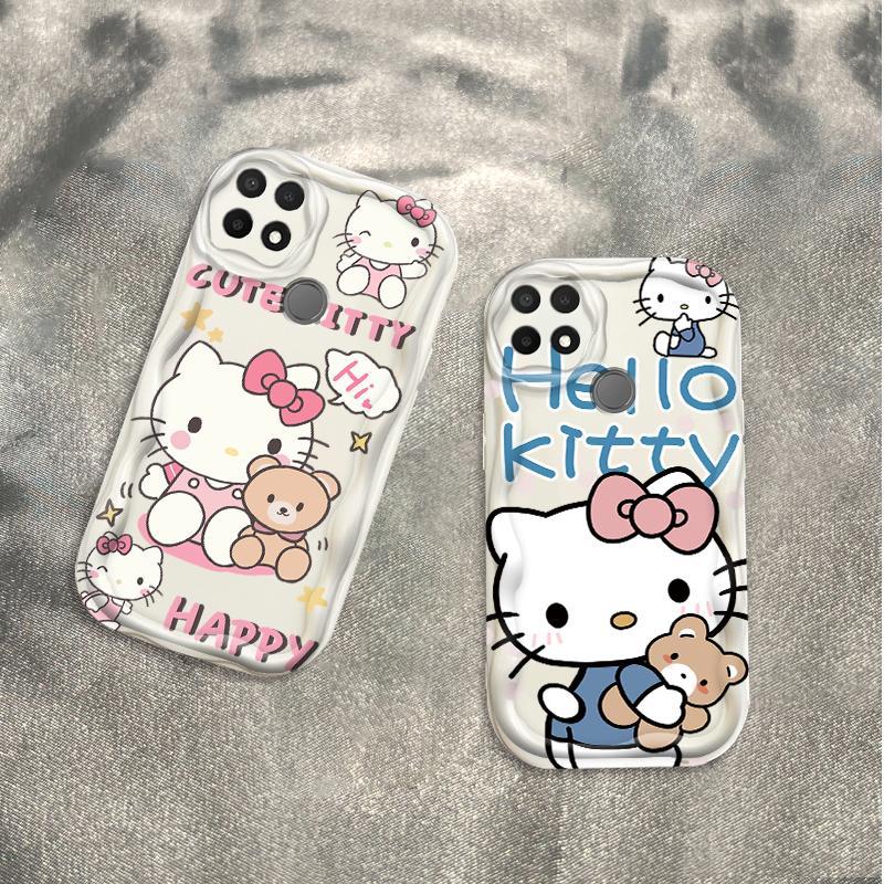 Thích hợp cho OPPO A15 A15S A35 3D Girls Soft TPU Kitty Rilakkuma Ốp điện thoại chống sốc