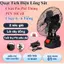Quạt tích điện pin 20 cell lồng sắt – chạy 4-6H, có quay đảo gió