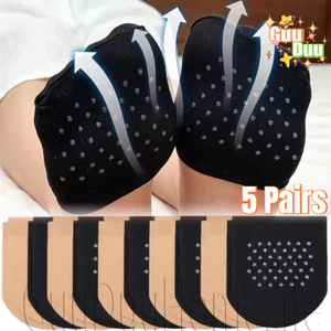 Vớ thoáng khí cho giày cao gót - Tất nửa ngón mùa hè chống trượt - Trang phục hàng ngày cho nữ - Phụ kiện trang điểm - Tất mắt cá chân màu trơn vô hình [Giao hàng miễn phí]