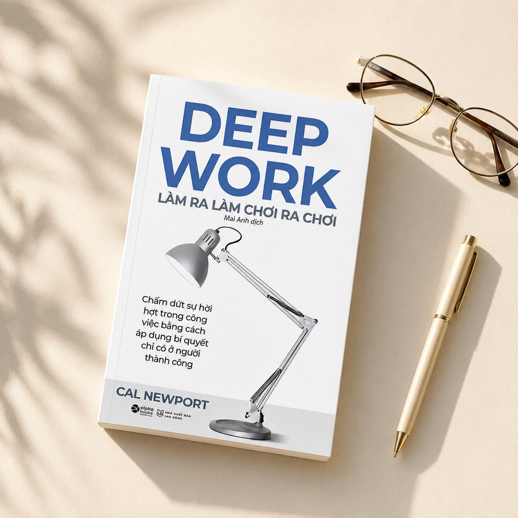Sách - Deep Work - Làm ra làm chơi ra chơi - Cal newport (Alpha Books)