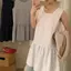 Váy Vest chấm bi bi vui nhộn phong cách Hàn Quốc mùa hè