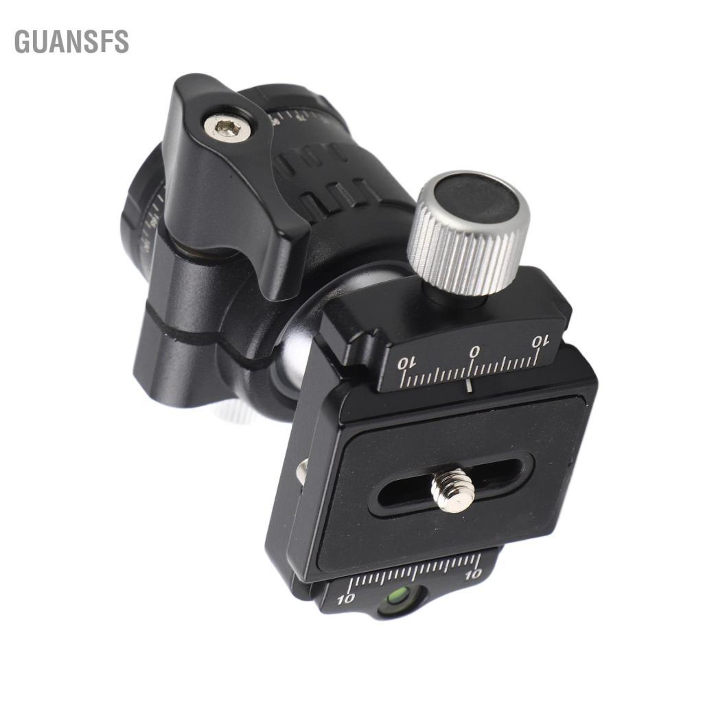 Guansfs Camera Tripod Ball Head Mount Đường kính 25 mm Độ xoay toàn cảnh