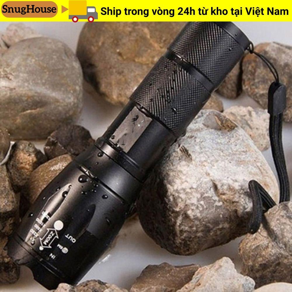 Đèn pin SNUGHOUSE cho cắm trại ngoài trời, có khả năng phóng to