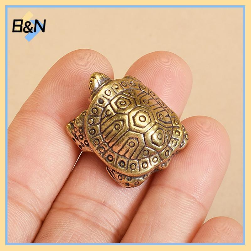B & N 1 Đồng Cổ Chắc Chắn Rùa Đồ Trang Trí Tuổi Thọ Động Vật Điêu Khắc Văn Phòng Tại Nhà Bàn Trang Trí Mô Phỏng Trang Trí.