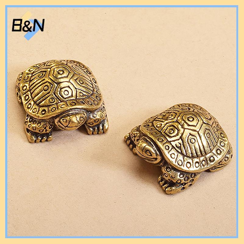 B & N 1 Đồng Cổ Chắc Chắn Rùa Đồ Trang Trí Tuổi Thọ Động Vật Điêu Khắc Văn Phòng Tại Nhà Bàn Trang Trí Mô Phỏng Trang Trí.