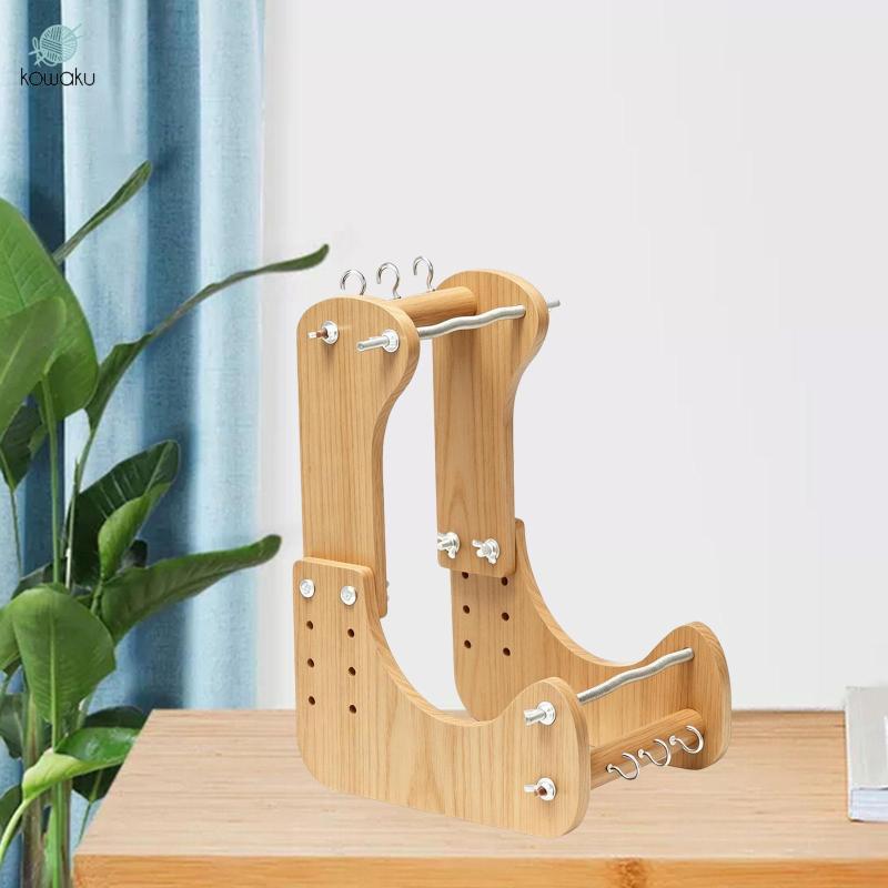 Máy dệt hạt đứng điều chỉnh dễ dàng, hạt gỗ DIY cho vòng tay vui nhộn, phù hợp nam và nữ