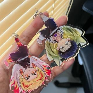 Demon slayer keychain | kimetsu no yaiba gantungan kunci anime - Giyuu