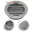 Lưới tản nhiệt thông hơi bằng thép không gỉ tròn 70-300mm Bảo vệ côn trùng Cửa ngoài nhà Ống dẫn tường Dụng cụ thông gió Mũ hút