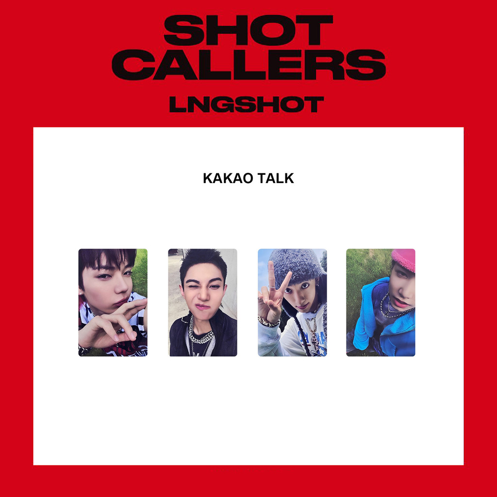4 Ngày tập luyện LNGSHOT CALLERS Album Lomo Cards Photocards