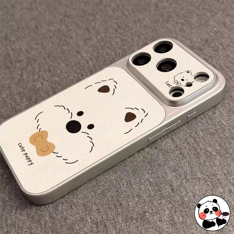 Ốp Điện Thoại Con Chó Con Dễ Thương Có Dây Buộc Cho Xiaomi 17 Pro Max 15 15T 14 14T 13 13T 12 Ultra 12T 12S 12X Mi 11i 11X 11 Lite Pro 5G 4G Vỏ Da PU Hoạt Hình Chó Ins Phong Cách Vỏ Mềm