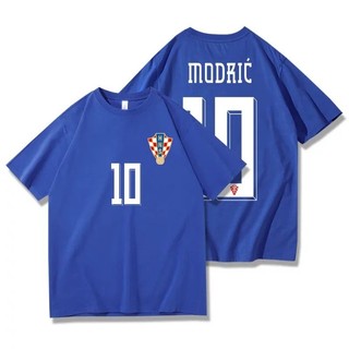 Áo Bóng Đá Cotton Số 10 Luka Modric Cho Giải FIFA World Cup Thứ 23 Năm 2026