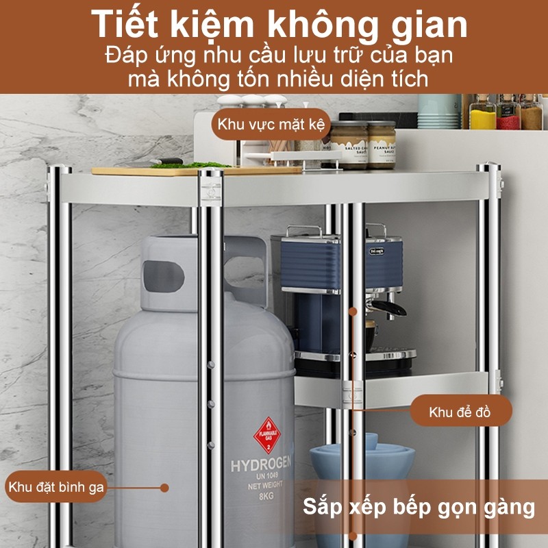 Kệ để bếp gas mạ kẽm Kệ bếp gas đa năng Kệ nhà bếp cao cấp Chịu nhiệt Cần thiết cho mọi gia đình