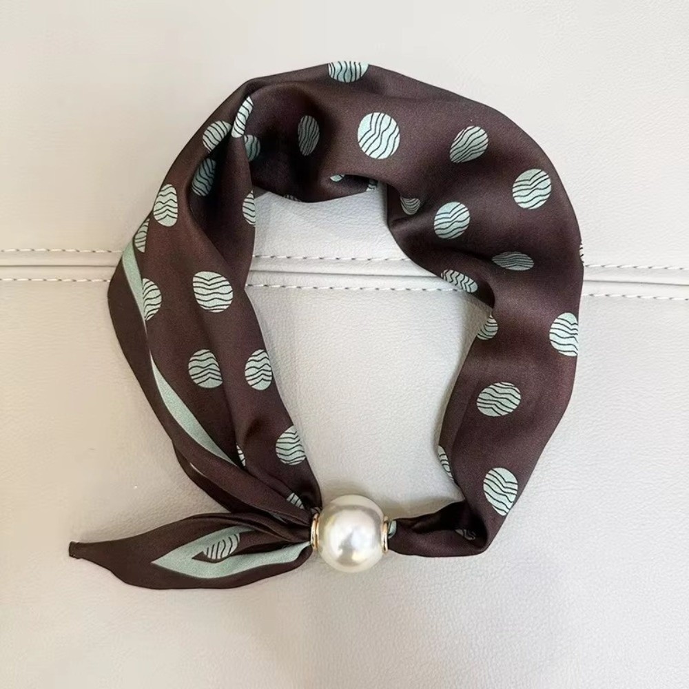 Khăn lười SENRTY, Khăn trang trí bằng vải Polyester sang trọng, Khăn quàng cổ khóa đuôi tiện lợi nhẹ nghệ thuật Sự kiện chính thức