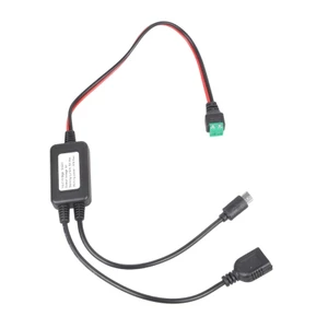 Treeling 12V Đến 5V USB Loại C Cáp Sạc Cho Máy Ảnh Ô Tô Quạt Đèn Năng Lượng Mặt Trời Bảng Điều Khiển Điện