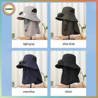 Mũ quạt nam chống tia cực tím, dùng ngoài trời với khả năng hấp thụ năng lượng mặt trời