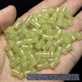 ((20 Chiếc) Hetian Jade Sunny Water Color 6 x 9 Mm Tre Rời Hạt DIY Vòng Tay Phụ Kiện