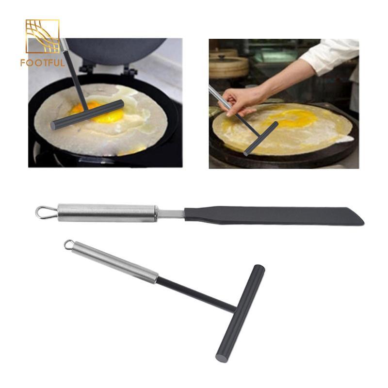 2x Bộ thìa và thìa Crepe Spreader Phụ kiện nhà bếp Dụng cụ nấu ăn cho nhà bếp