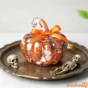 Trang trí Halloween Pha lê giả Nhựa Bí ngô Trang trí Máy tính để bàn Trang trí văn phòng tại nhà Nghệ thuật Thủ công Hiện tại