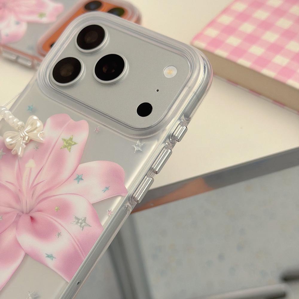 Ốp Lưng Cứng Tương Thích Với iPhone 13 14 14Pro 14ProMax 15 15Pro 15ProMax 16 16Pro 16ProMax 17 17Pro 17ProMax Ốp Họa Tiết Hoa Ngôi Sao