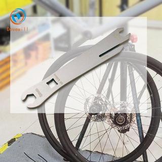 Dovewill Crowfoot Cờ Lê Số Liệu Hai Đầu Ống Dầu Vít Dụng Cụ Cho Xe Đạp Phanh Thủy Lực Caliper Sửa Chữa Nhỏ Gọn Đi Xe Đạp Mô-men xoắn Cờ Lê