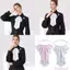 FF Cổ Trang Trí Thuộc Địa Ren Thanh Lịch Thiết Kế Drap Lớp Jabot Cổ Giả