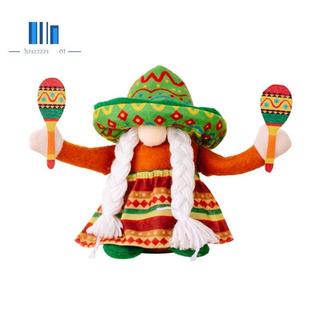 Âm nhạc Gnomes Đồ trang trí trong nhà, Đồ trang trí ngày lễ Gnome mùa xuân hè, Gnomes nhồi bông thủ công
