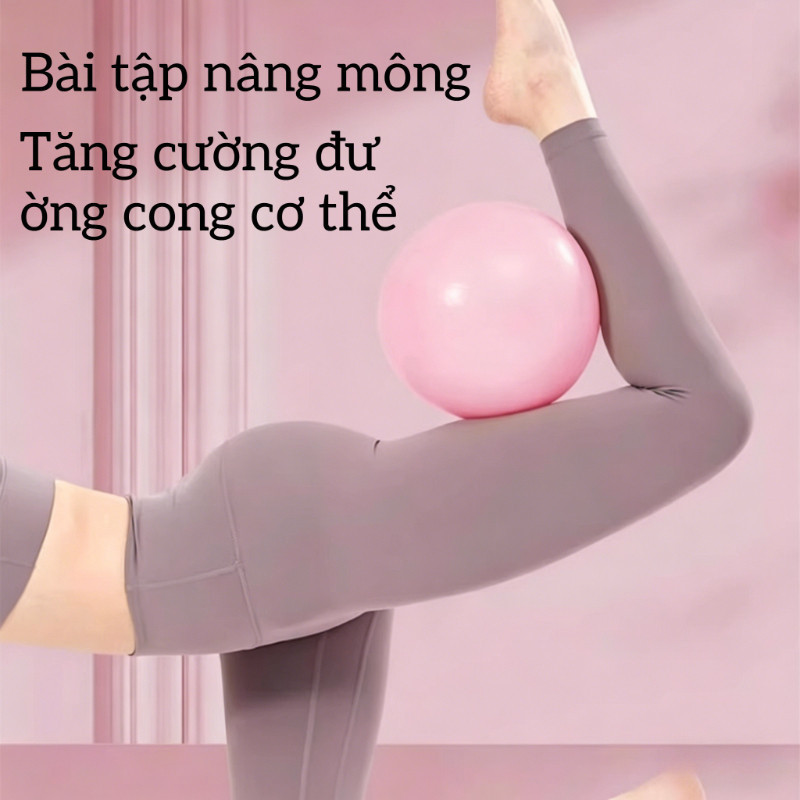 Bóng Yoga Pilates 25cm Chống Nổ – Tập Cơ Bụng Hiệu Quả, Tăng Cường Sức Mạnh Lõi, Dành Cho Người Mới Bắt Đầu