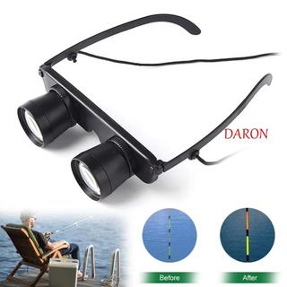 Ống nhòm câu cá DARON, Kính viễn vọng ống nhòm di động độ phân giải cao rảnh tay, Đa chức năng có hộp đựng Thiết kế tiện dụng Kính lúp Zoom 3X Hoạt động đi bộ đường dài