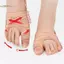 TRTR Vải Bunion Corrector Mũi Tách Có Thể Điều Chỉnh Hallux Valgus Tay VN