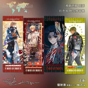 ✨Sản phẩm mới✨Ở đây Francis Arthur Red Group Anime Hàng hóa HD Laser Vé Đánh dấu tinh tế Quà tặng sinh nhật✨Sự kiện✨