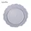 AqToCna Khay Đĩa Trái Cây Tròn Không Đều Nhựa Khuôn Silicon DIY Coaster Epoxy Khuôn Thủ Công AqToCna